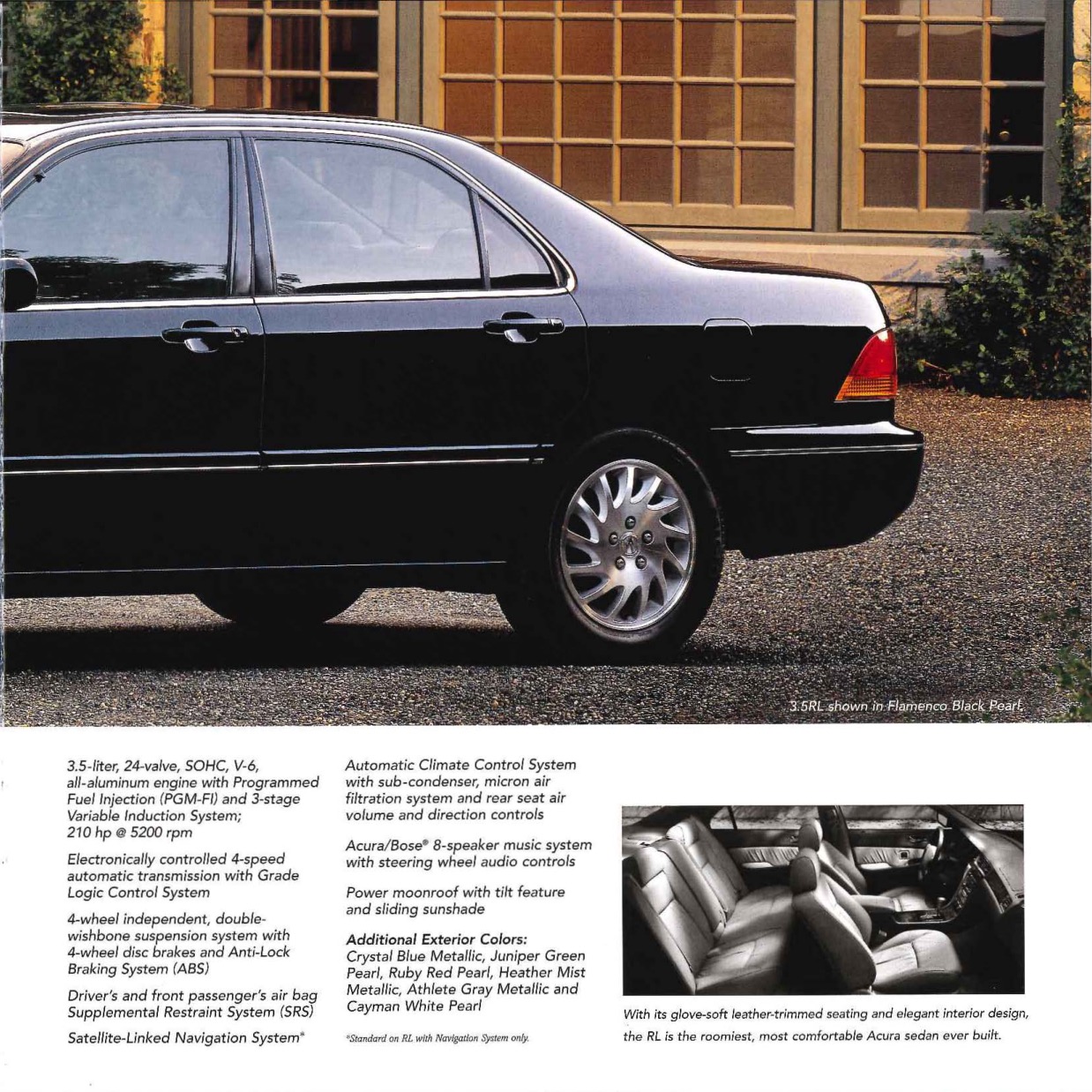 1998 Acura Brochure Page 13